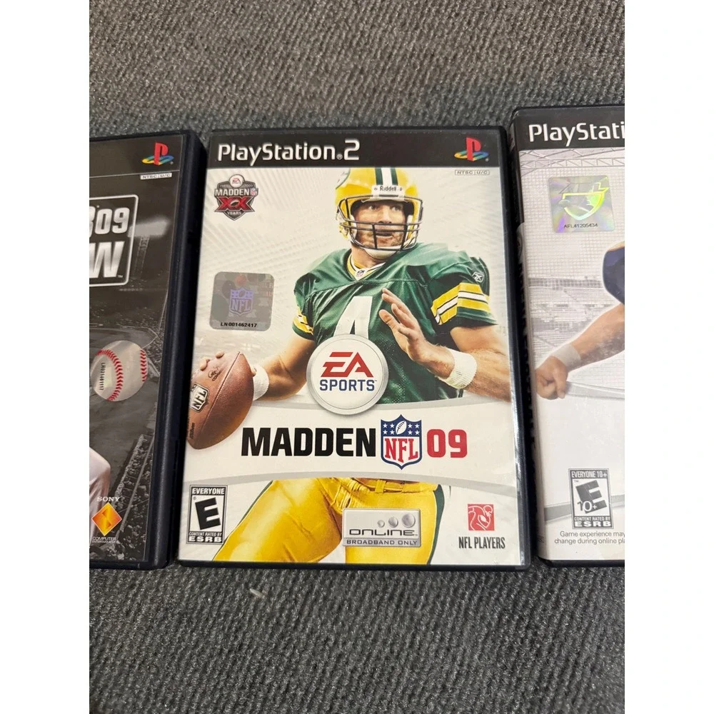PS2 Sports‎ Game Lot MLB 09 The Show Madden NFL 09 Arena Football PlayStation 2